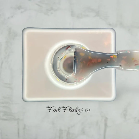 LOONA FOIL FLAKES RUBBER BASE 01