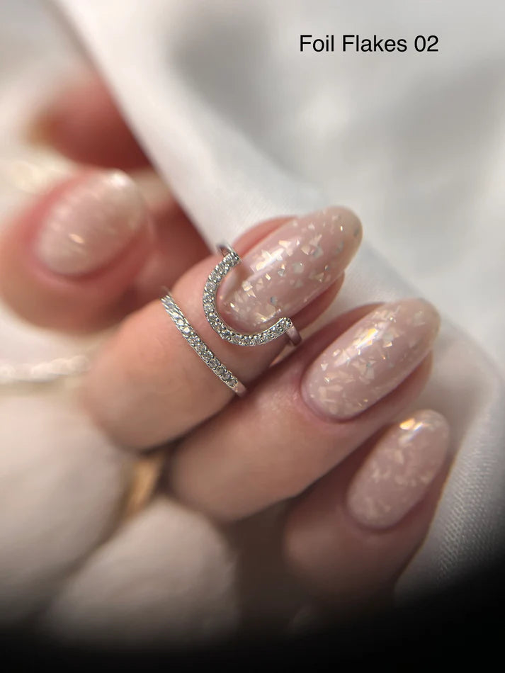 LOONA FOIL FLAKES RUBBER BASE 02