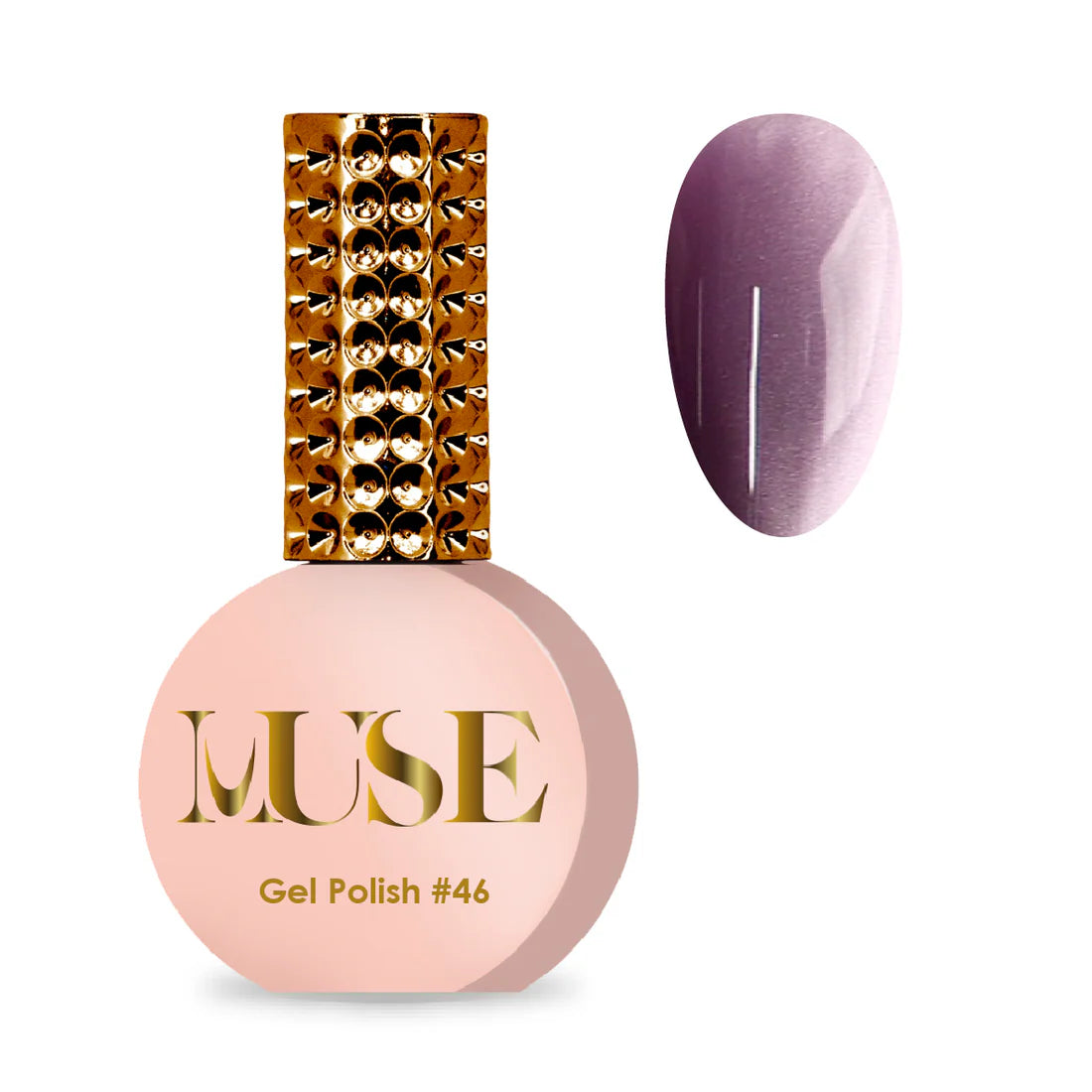 Muse Gel Polish 46  Cat Eye Light Purple