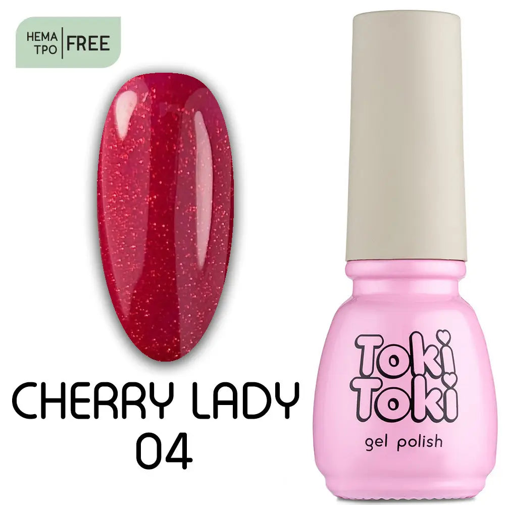 Toki Toki Gel Polish 5 ml Cherry Lady 04