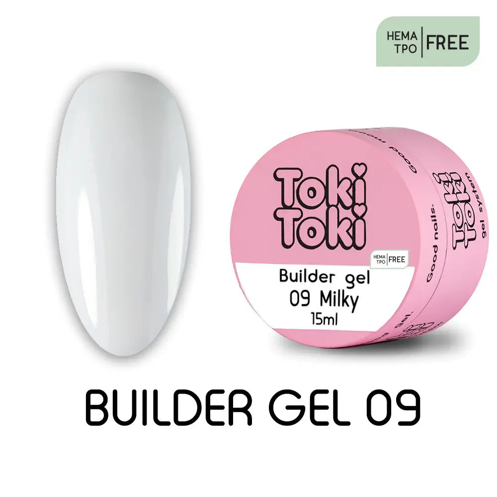 Toki Toki Builder Gel 5 ml 09 Milk