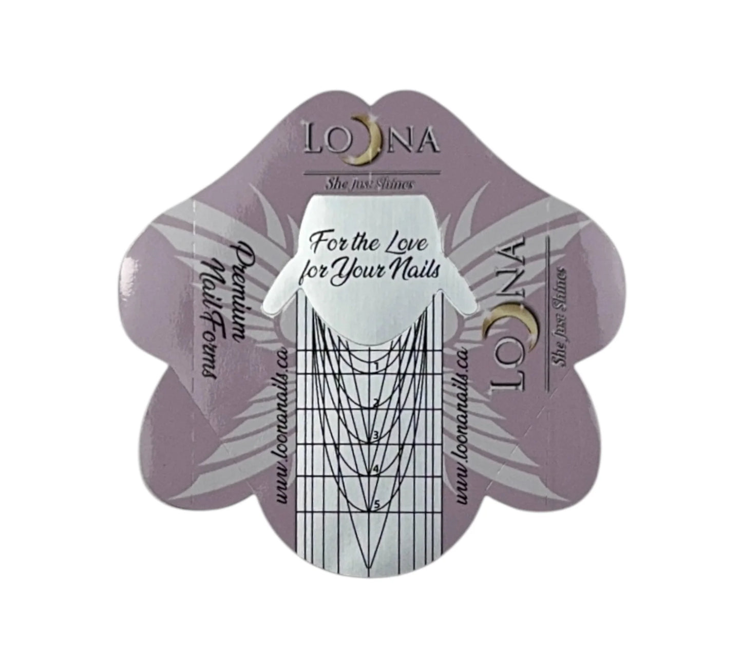 LOONA Aluminum Premium Nail Forms 350pcs/roll