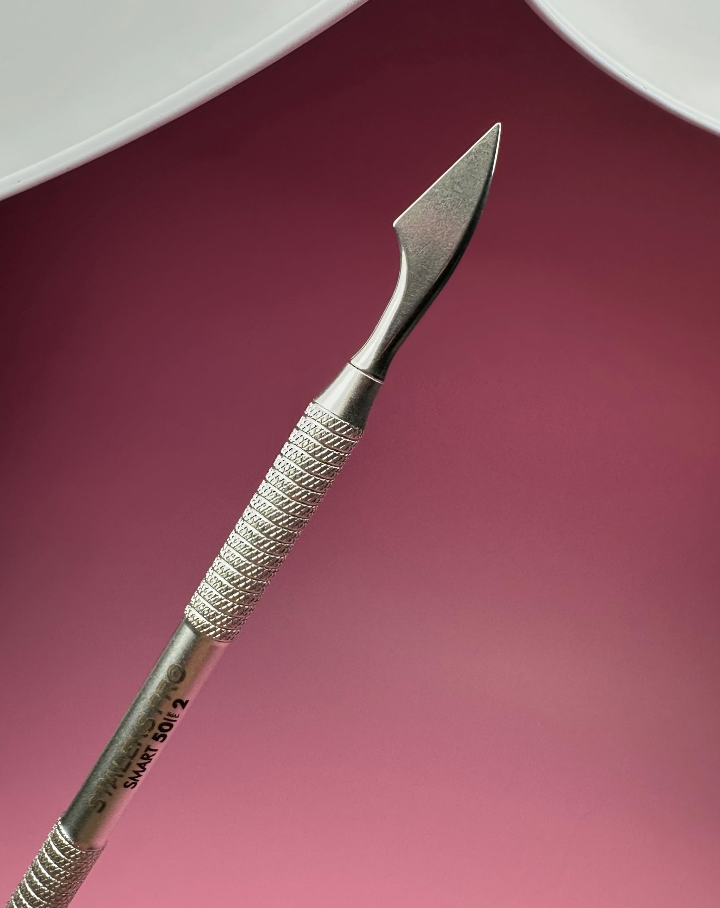 STALEKS Pro Manicure pusher (rounded pusher + hatchet)
