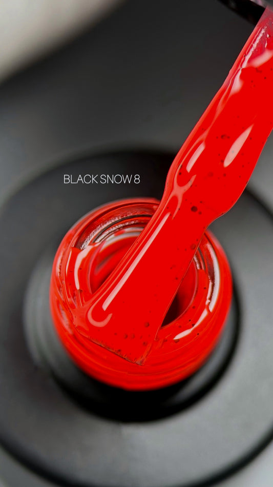 Saga Gel Polish Black Snow 10 ml 08