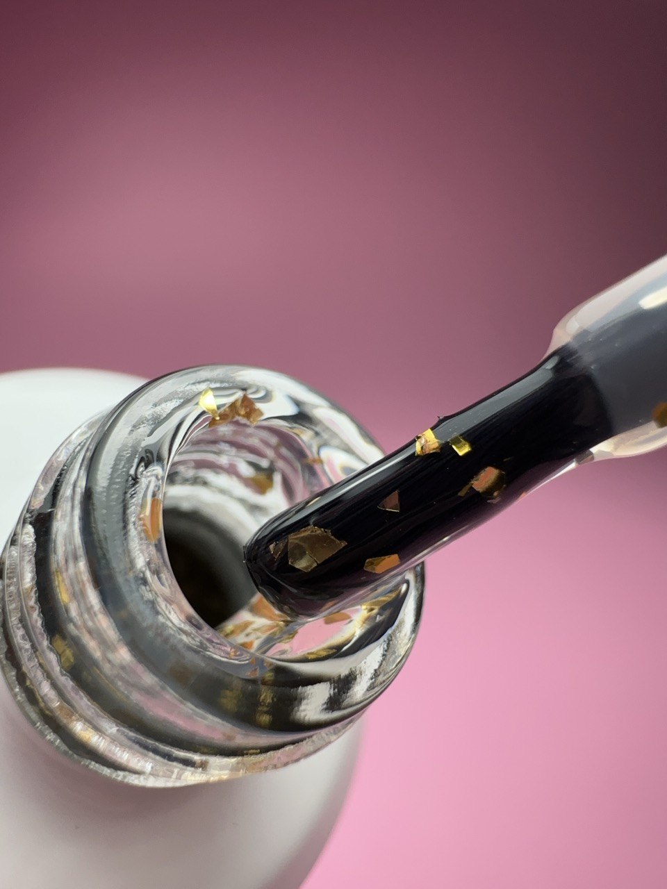 LOONA GOLD FLAKES TOP COAT