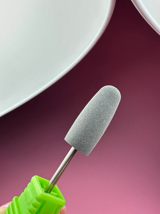 Silicone Polisher Bit SK202 2 Cone Rounded Grey Rough