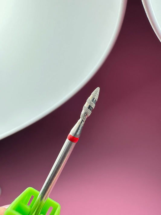 Diamond Nail Bit Tornado  Safe Flame  244 023 Red