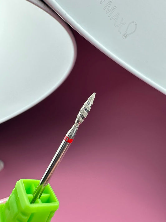 Diamond Nail Bit Tornado Flame  243 025 Red