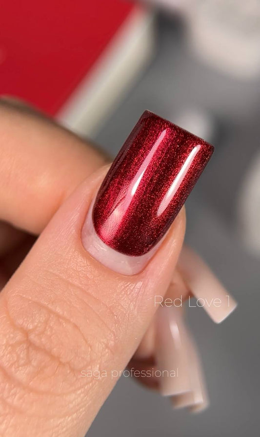 Saga Gel Polish Love Red 10 ml 01