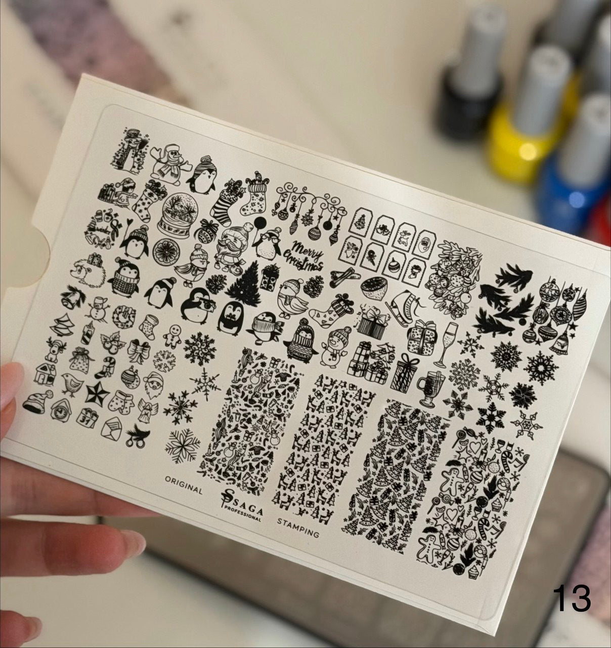SAGA Stamping Plate 13 New Year