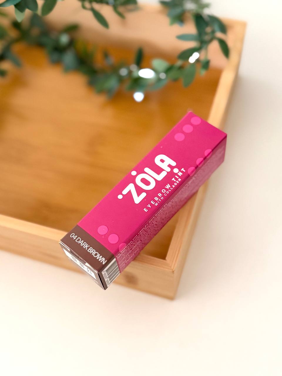 ZOLA Eyebrow Tint With Collagen 04 Dark Brown 15m