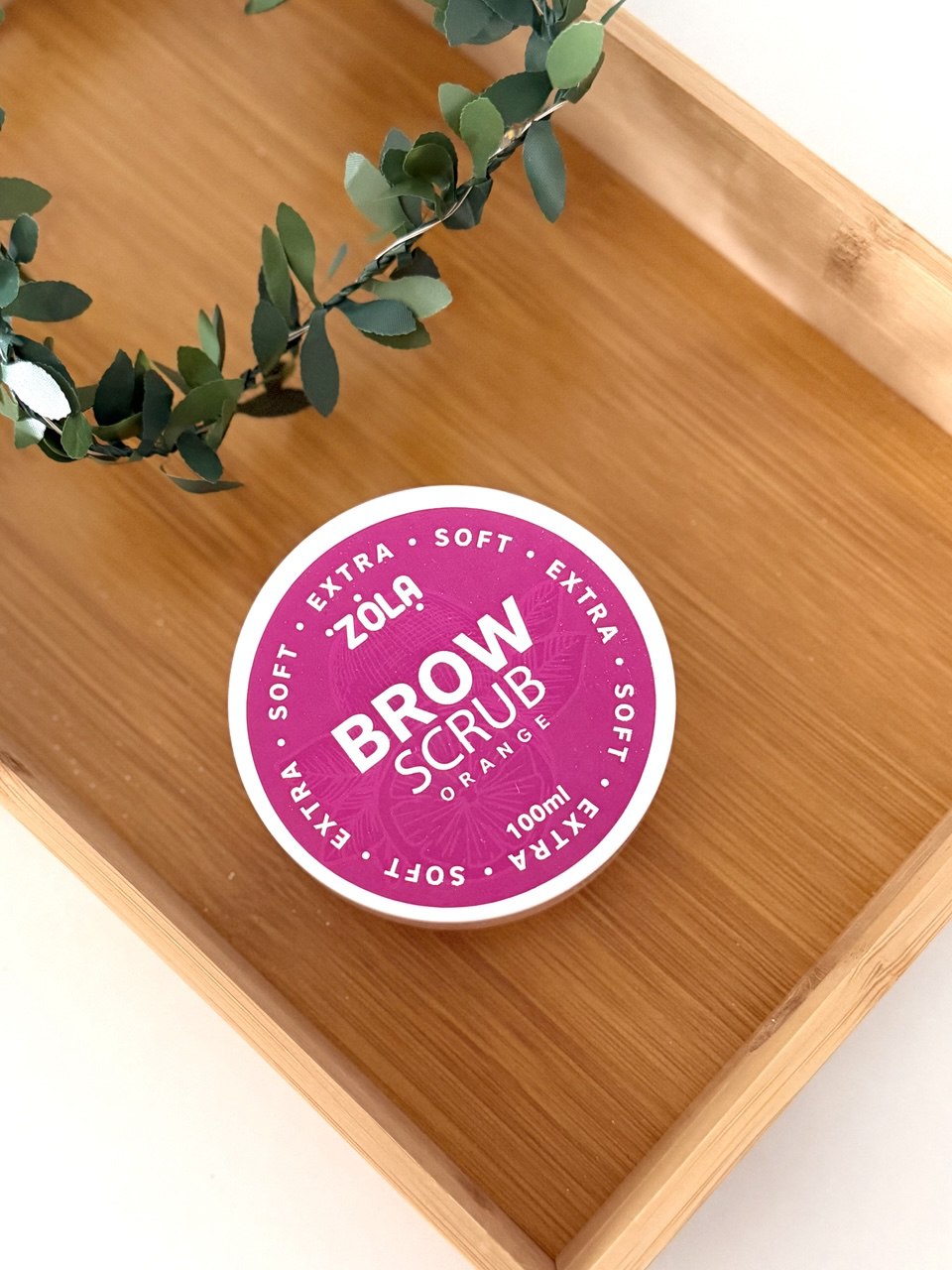 ZOLA Eyebrow scrub Extra Soft Orange 100 ml