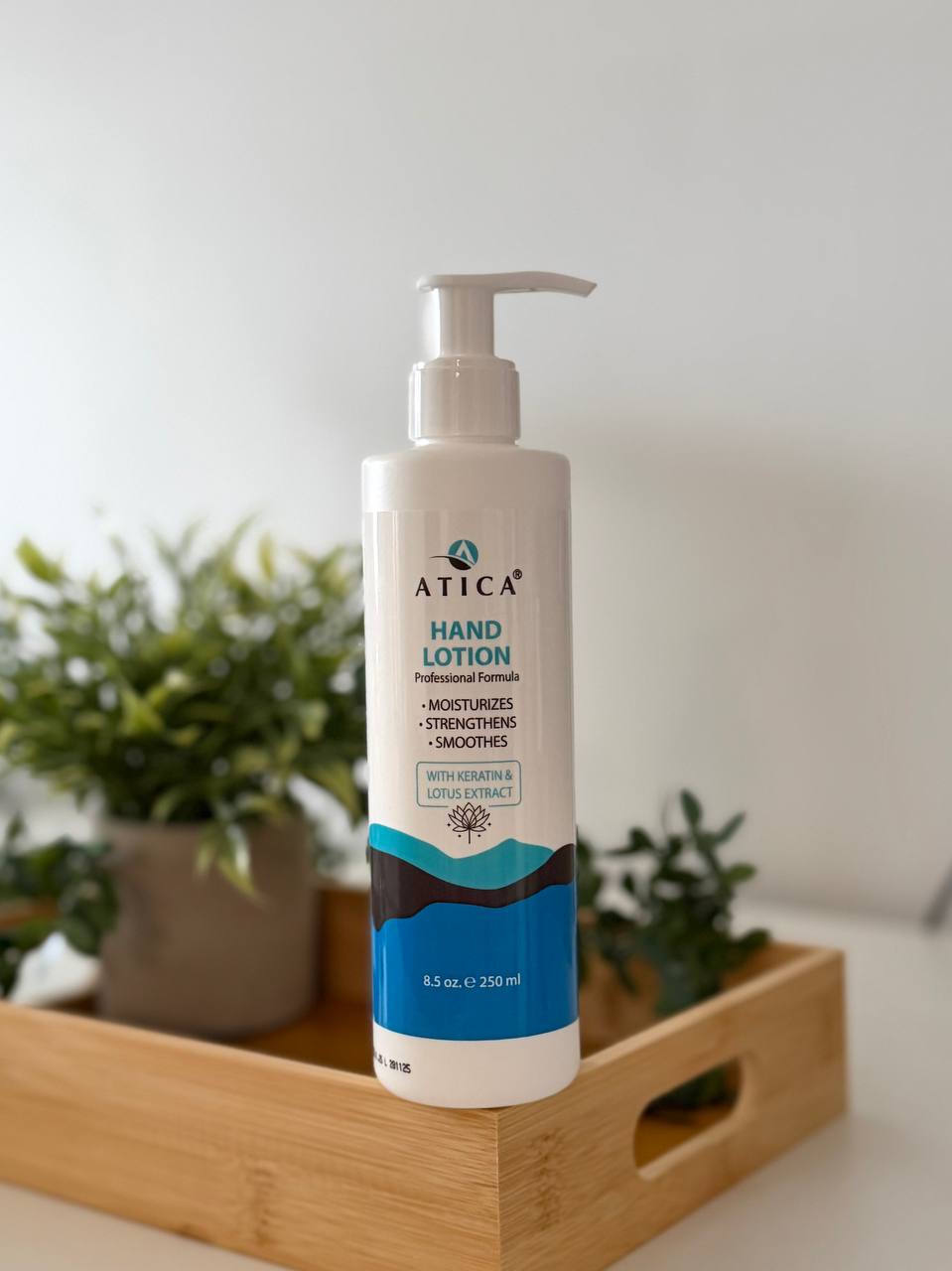 ATICA Hand Lotion with Ceratin & Lotus 250 ml