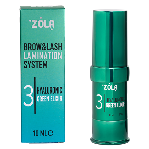 ZOLA COLOR LAB LAMINATING COMPOUND 03 HYALURONIC GREEN ELIXIR