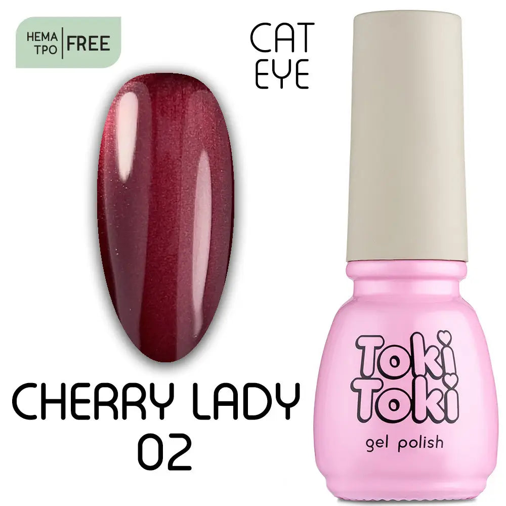 Toki Toki Gel Polish 5 ml Cherry Lady 02