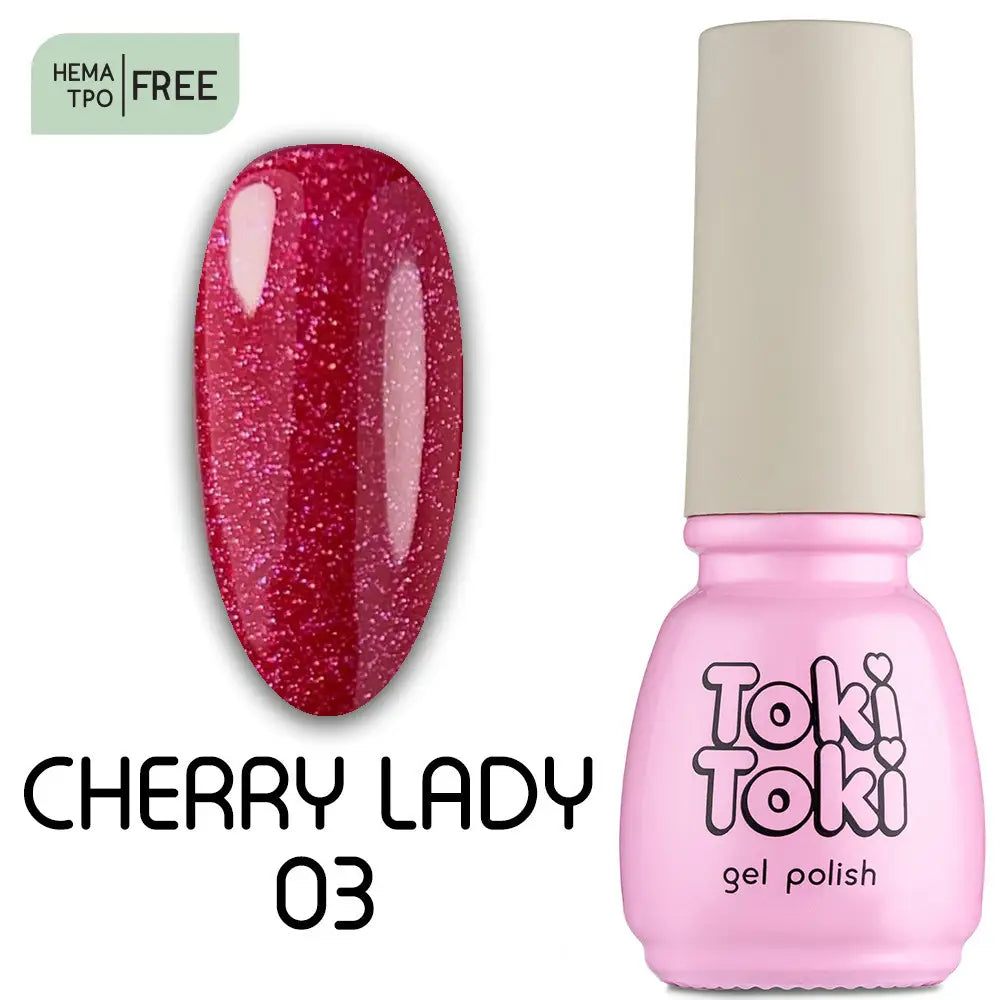 Toki Toki Gel Polish 5 ml Cherry Lady 03