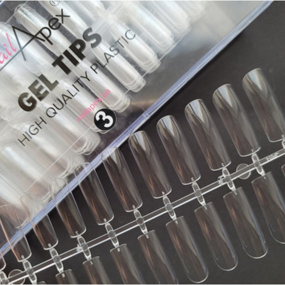 NailApex Gel tips for modeling Square 360 pcs