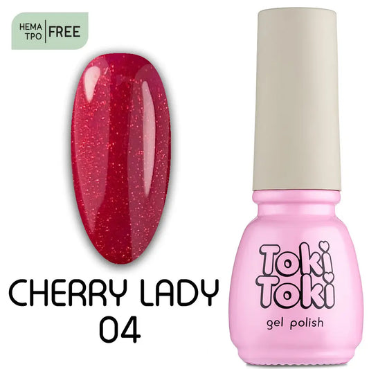 Toki Toki Gel Polish 5 ml Cherry Lady 04