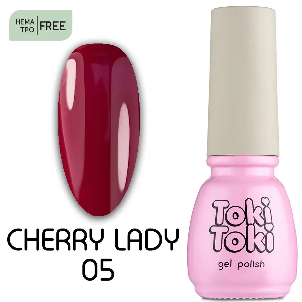 Toki Toki Gel Polish 5 ml Cherry Lady 05
