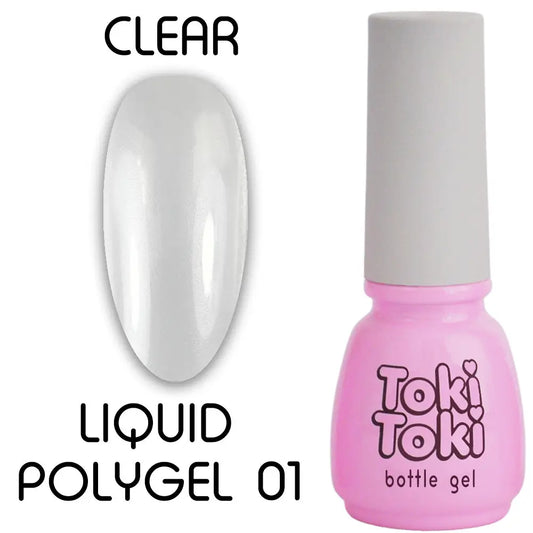 Toki Toki Liquid Polygel 5 ml 01 Clear