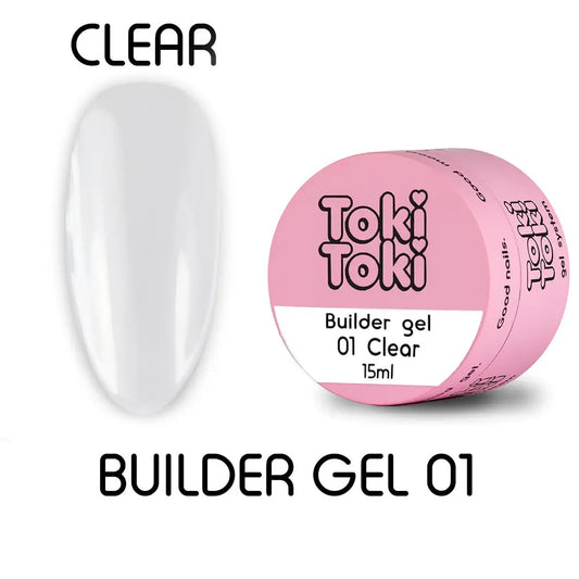 Toki Toki Builder Gel 15 ml Clear
