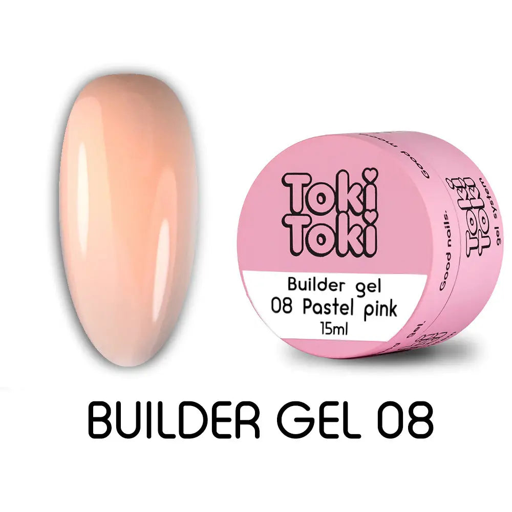 Toki Toki Builder Gel 15 ml 08 Pastel Pink