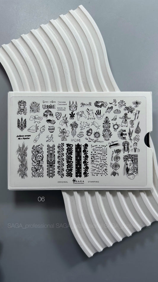 SAGA Stamping Plate 06 Ukraine