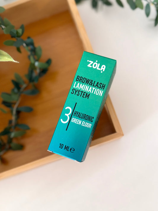 ZOLA COLOR LAB LAMINATING COMPOUND 03 HYALURONIC GREEN ELIXIR