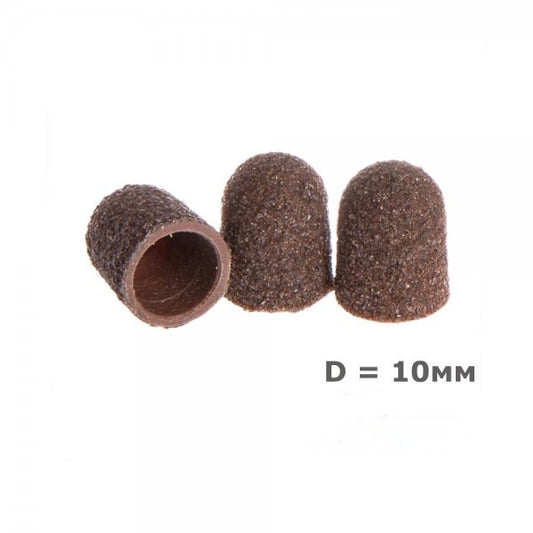 CHIYAN Cap Sand Brown 10mm 100 grit 10 pcs/pack