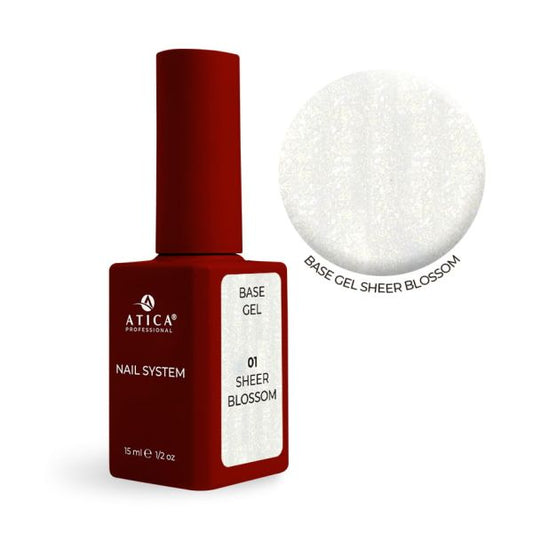ATICA Cover Base Gel 01 Sheer Blossom 15 ml