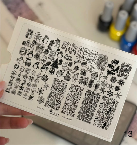 SAGA Stamping Plate 13 New Year