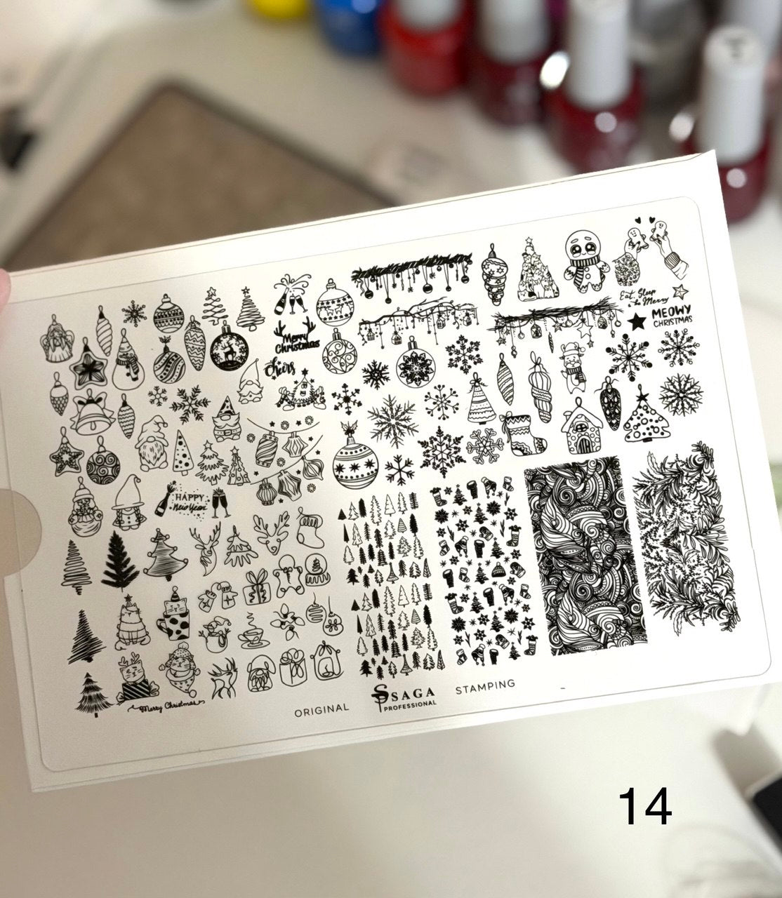 SAGA Stamping Plate 14 Winter