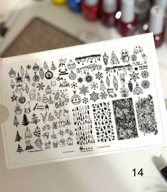 SAGA Stamping Plate 14 Winter
