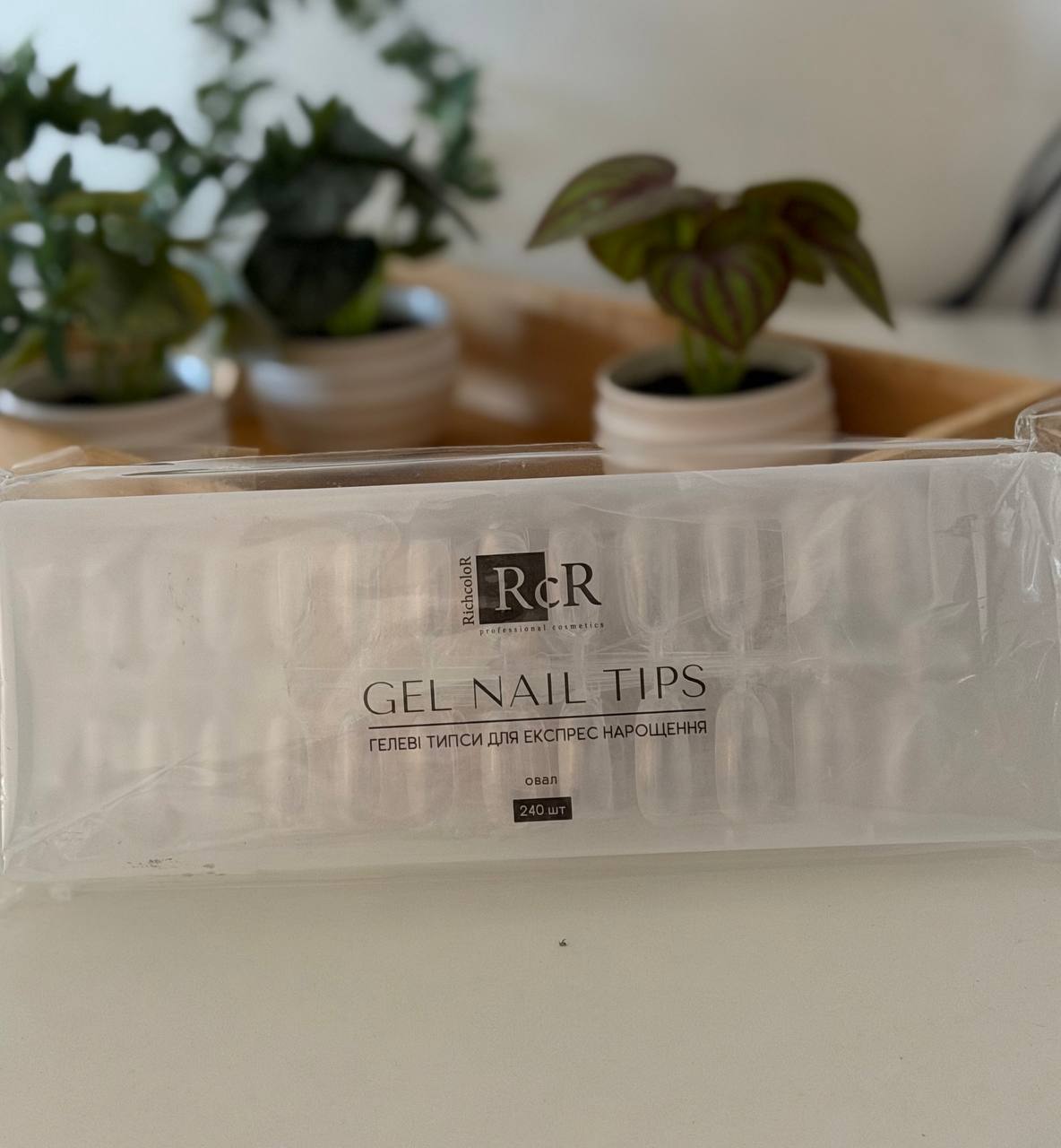 Oval modeling gel tips (240pcs)