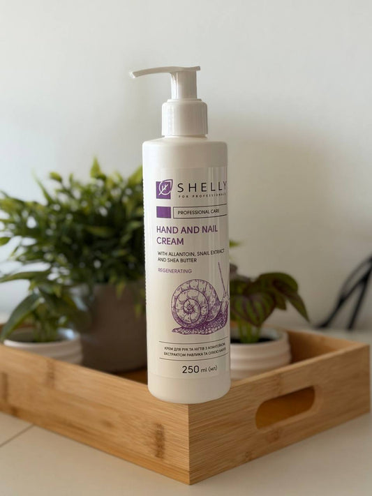 Shelly Hand and Nail Cream with allantoin, snail extract