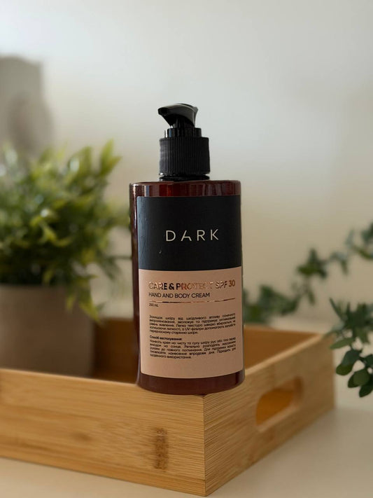 DARK Care&Protect hand and body cream SPF30
