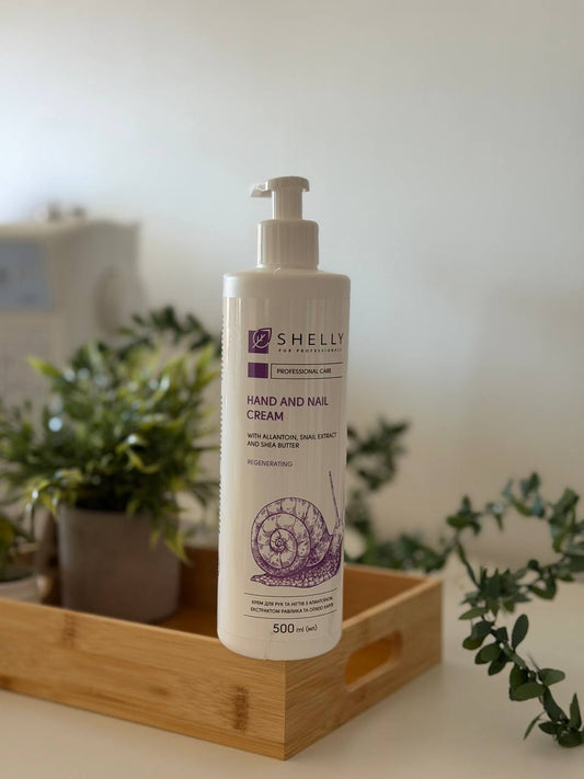 Shelly Hand and Nail Cream with allantoin, snail extract 500 ml