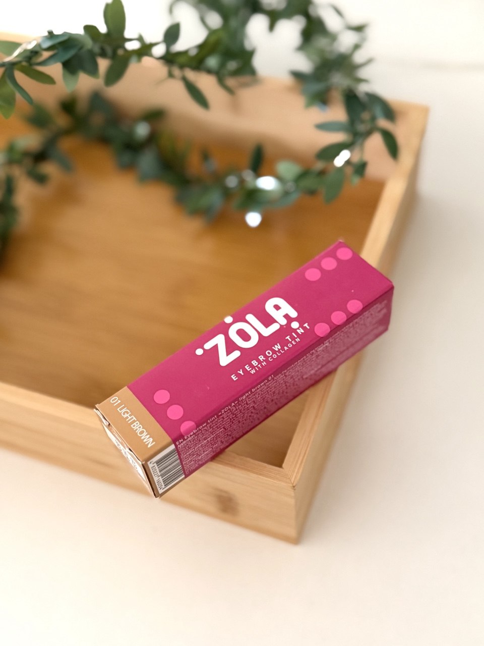 ZOLA Eyebrow Tint with Collagen 01 Light Brown 15ml