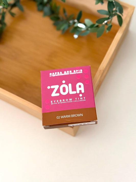 ZOLA Eyebrow Tint With Collagen 02 Warm Brown 5ml