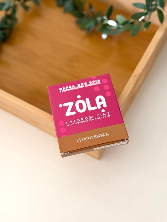 ZOLA Eyebrow Tint With Collagen 01 Light Brown 5ml