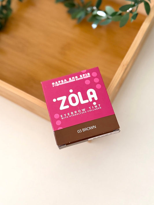 ZOLA Eyebrow Tint With Collagen 03 Brown 5ml